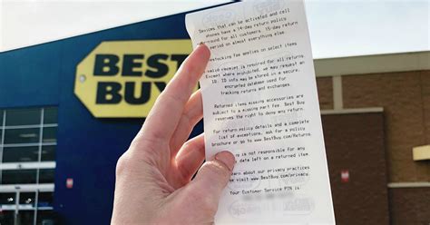 best buy return policy with receipt.